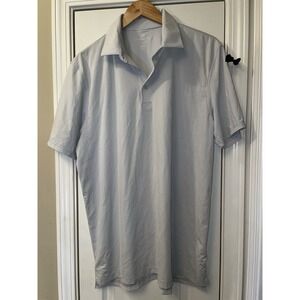 Size Large - Southern Tide Brrr Polo Shirt Grey Performance